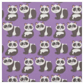 Tissu Panda Porte de mignons enfants (Échantillon)