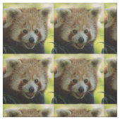 Tissu panda rouge (Échantillon)