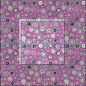 Tissu pango magenta (Carreau)