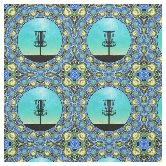 Tissu Panier Abstrait Disk Golf 5 (Échantillon)