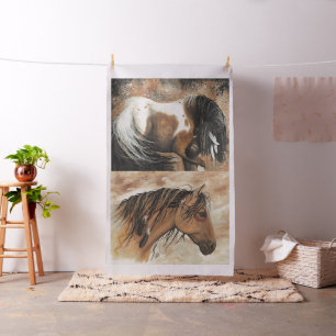Tissu Panneau de chevaux majestueux par Bihrle