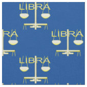 Tissu Panneau étoile Balance dorée de Libra (Fermer)