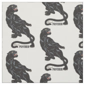 Tissu panthère noir (Échantillon)