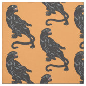 Tissu panthère noir (Échantillon)
