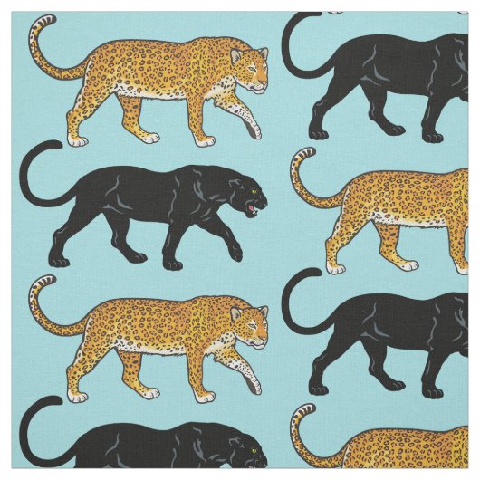 Tissu panthère noir (Échantillon)