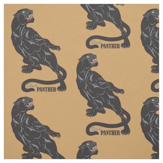 Tissu panthère noir (Échantillon)