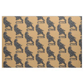 Tissu panthère noir (Fat Quarter)