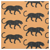 Tissu panthère noir (Échantillon)