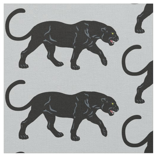 Tissu panthère noir (Fermer)