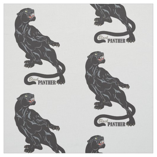 Tissu panthère noir (Échantillon)