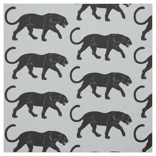 Tissu panthère noir (Échantillon)