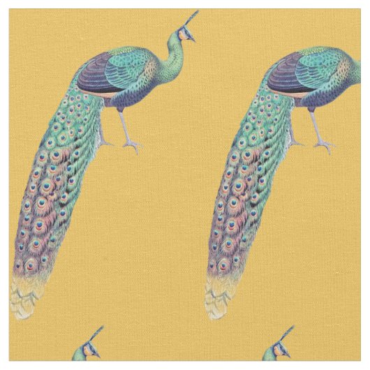 Tissu Paon d'or (Fermer)