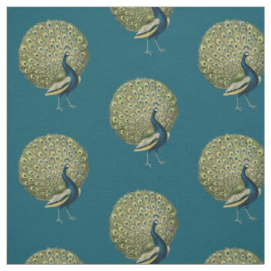 Tissu Paon vintage
