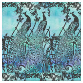 Tissu Paons (Fermer)