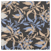 Tissu Papier peint floral noir. Boho Lace Textile (Échantillon)