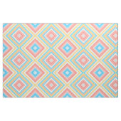 Tissu Papier rose bleu et jaune moderne (Fat Quarter)