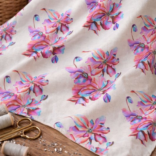 Tissu Papiers peints à la main dans l'Himalaya Couleurs