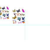 Tissu papillon (Carreau)