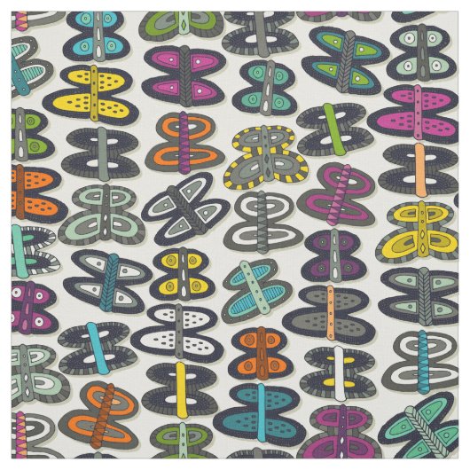 Tissu papillon (Échantillon)