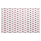 Tissu Papillon à fleurs avec Sakura rose (Yard)