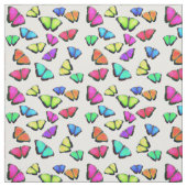 Tissu Papillon arc-en-ciel (Échantillon)