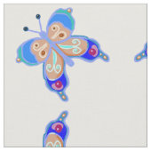 Tissu Papillon bleu (Fermer)