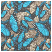Tissu Papillon bleu de Morpho (Détail)