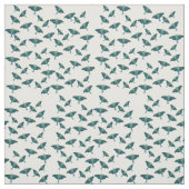 Tissu Papillon bleu papillon (Échantillon)