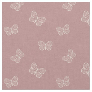 Tissu Papillon Bohème Moderne Féminin Printemps Mauve