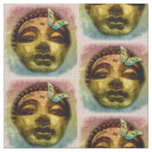 Tissu Papillon Bouddha (Fermer)