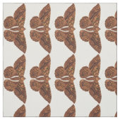 Tissu Papillon Brown vintage (Échantillon)