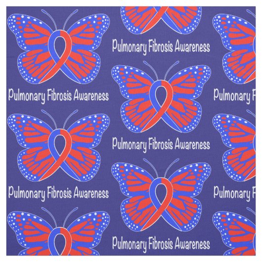 Tissu Papillon de conscience de fibrose pulmonaire (Échantillon)