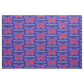 Tissu Papillon de conscience de fibrose pulmonaire (Fat Quarter)