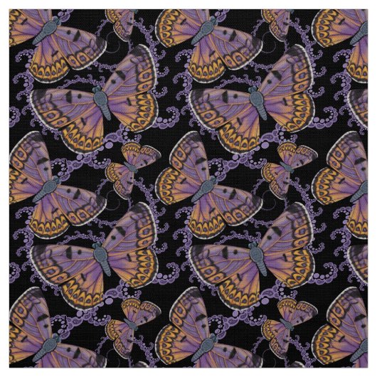 Tissu Papillon de cuivre de Boulder (Échantillon)