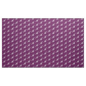 Tissu Papillon Déco Stylisé, Aubergine violet (Yard)