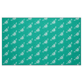 Tissu Papillon Déco Stylisé, Turquoise (Fat Quarter)