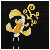 Tissu Papillon d'or Koi natation (Fermer)