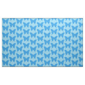 Tissu Papillon en papier peint - tons bleu (Yard)
