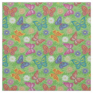 Tissu Papillon Floral naturel moderne de luxe