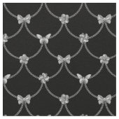 Tissu Papillon floral naturel moderne Silver de luxe (Détail)