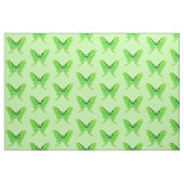 Tissu Papillon lune sur fond vert pâle (Fat Quarter)