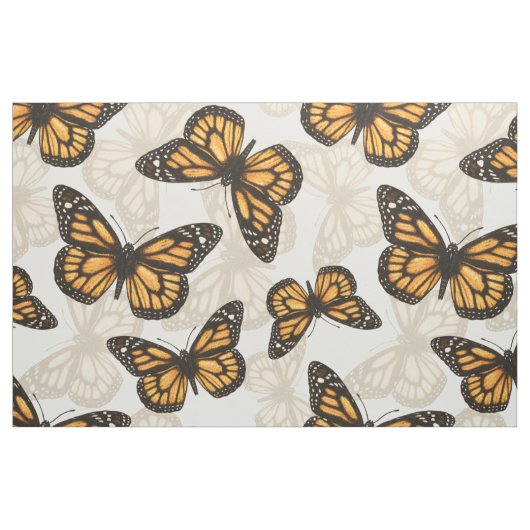 Tissu Papillon monarque (Fat Quarter)