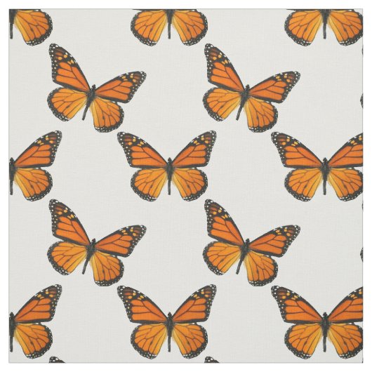 Tissu Papillon monarque (Échantillon)