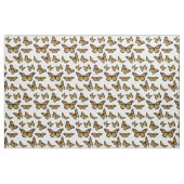 Tissu Papillon monarque orange (Fat Quarter)