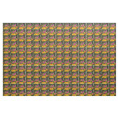 Tissu Papillon Monarque sur marigold rose (Yard)