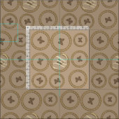 Tissu Papillon mou (Carreau)