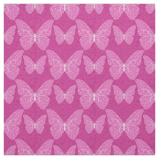 Tissu Papillon naturel rose moderne de luxe (Échantillon)