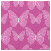 Tissu Papillon naturel rose moderne de luxe (Détail)