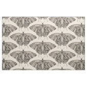 Tissu papillon noir blanc (Fat Quarter)