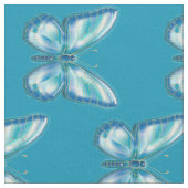 Tissu Papillon turquoise (Fermer)
